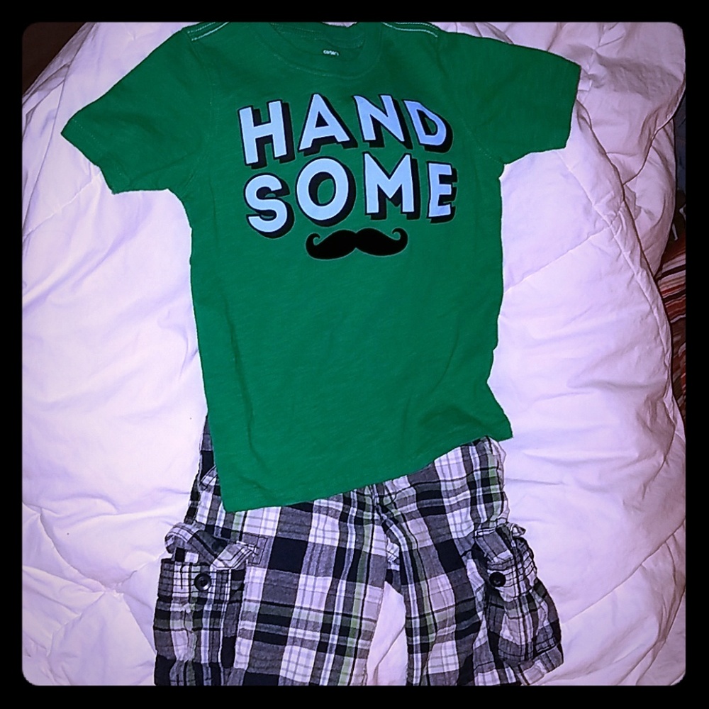 Mustashe Handsome Tshirt with Shorts